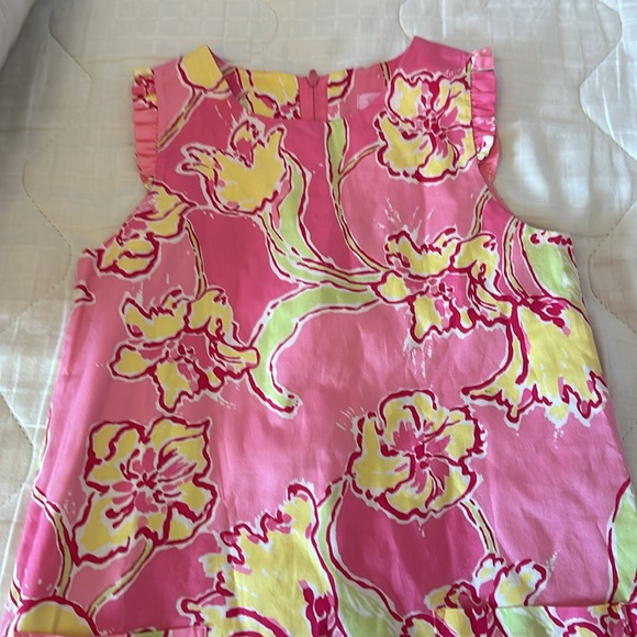 Adorable like new girls size 10 Lilly Pulitzer pink & yellow f
dress- price FIRM - Picture 3 of 5